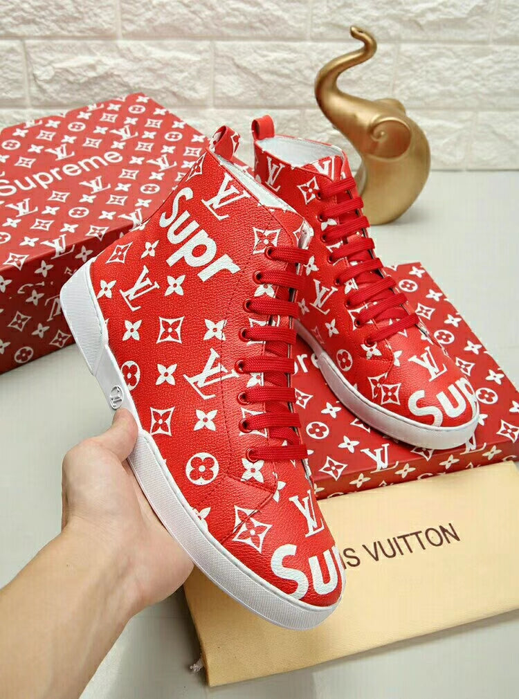 The Bags Vibe - Louis Vuitton Stellar Trainer Boot Red S Sneaker