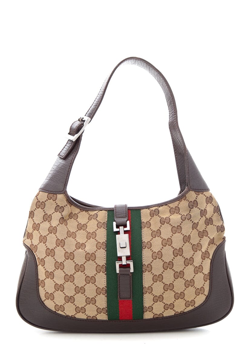 Gucci Monogram Jackie GG Shoulder Bag