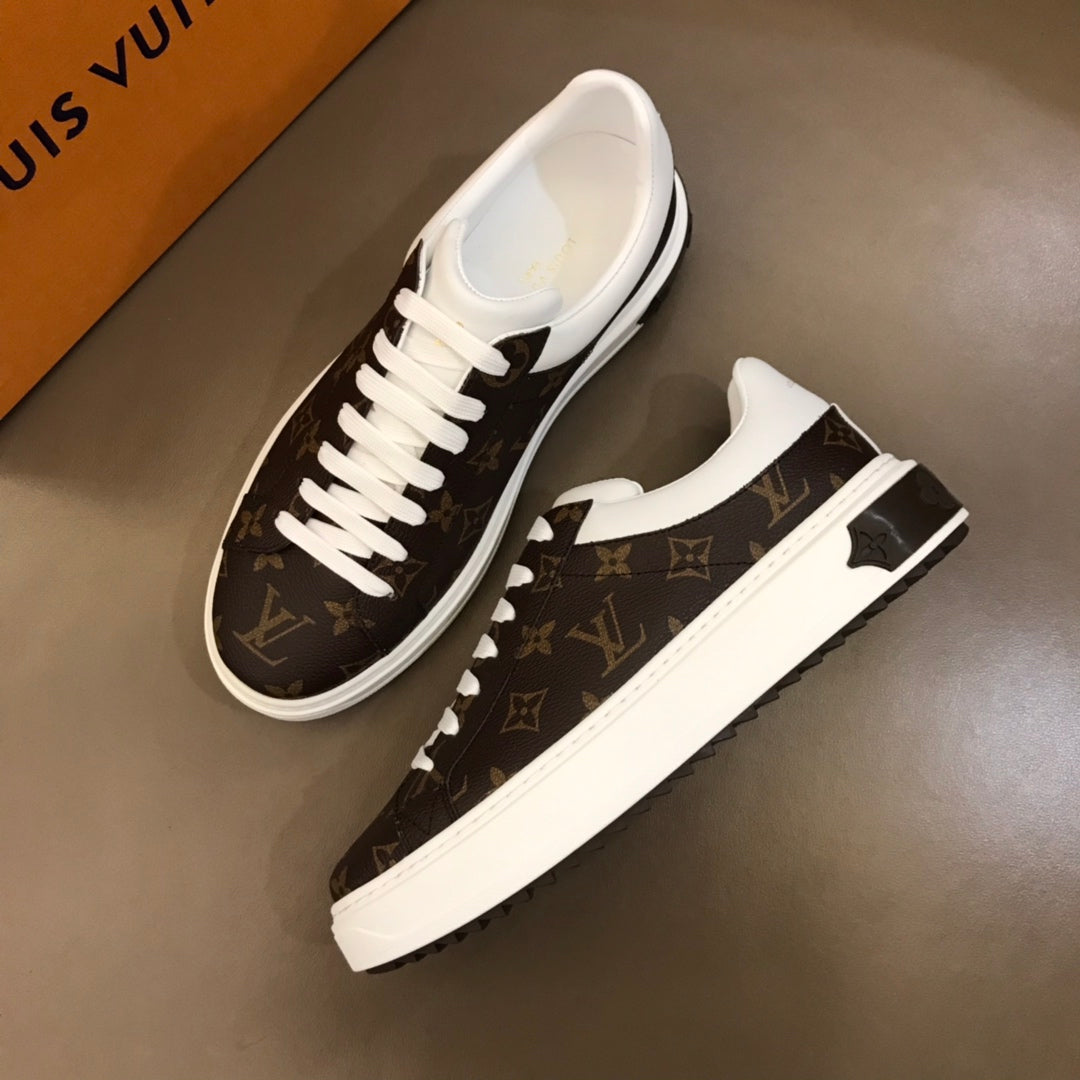 The Bags Vibe - Louis Vuitton Time Out Brown Sneaker