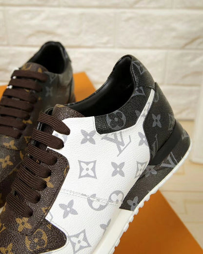 The Bags Vibe - Louis Vuitton Run Away Brown White Sneaker