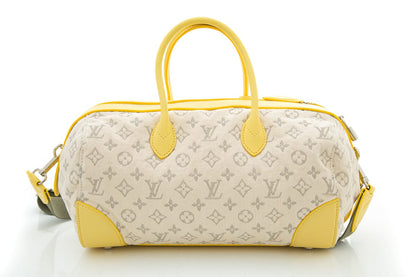 Louis Vuitton 2011 Limited Edition Ivory & Yellow Speedy