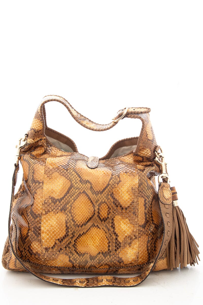 Gucci Vintage Jackie Python Hobo