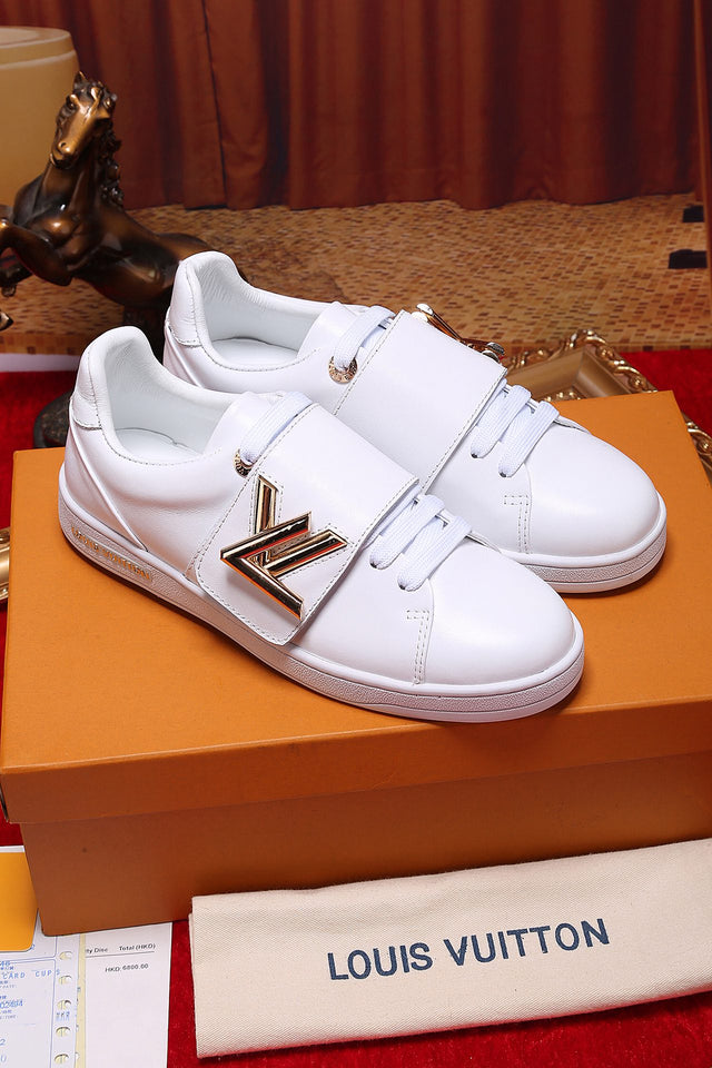 The Bags Vibe - Louis Vuitton Font Row White Sneaker