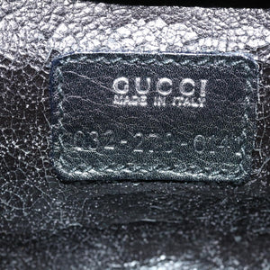 GUCCI Vanity Cosmetic Pouch Leather Black 032 270 0141  ac1828