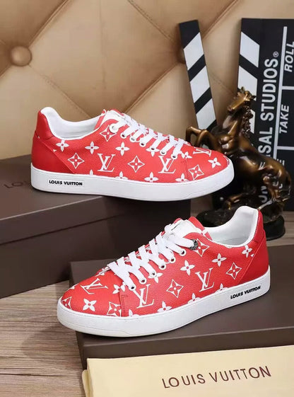 The Bags Vibe - Louis Vuitton Custom SP Red Sneaker