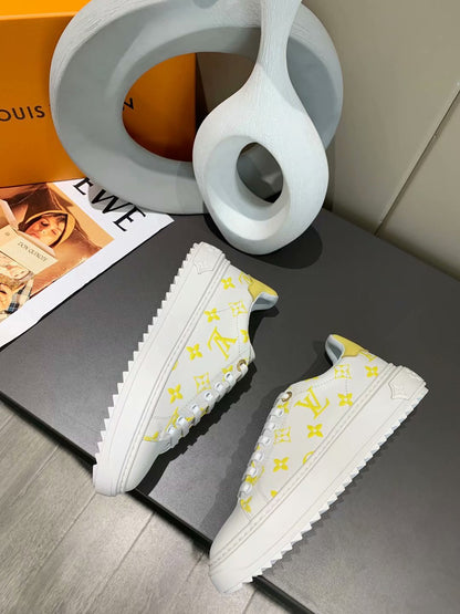 The Bags Vibe - Louis Vuitton Time Out Yellow Sneaker