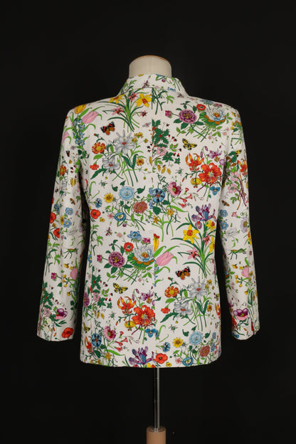 Veste fleurie Gucci