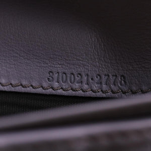 GUCCI Swing Wallet Leather Purple 310021  am4638