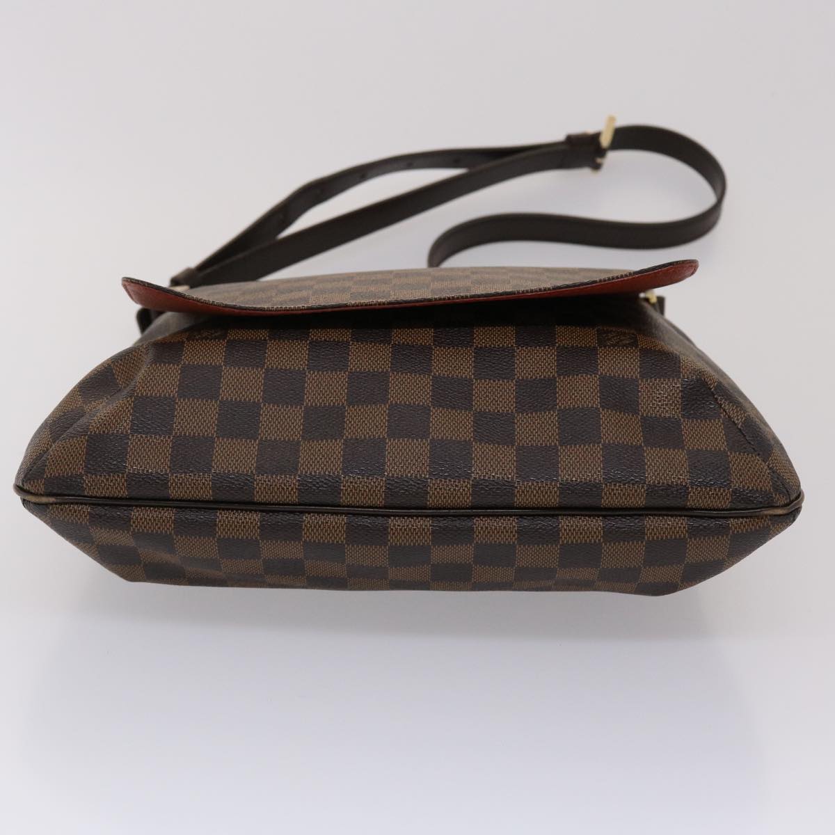 LOUIS VUITTON Damier Ebene Musette Shoulder Bag N51302 LV Auth ar9711B