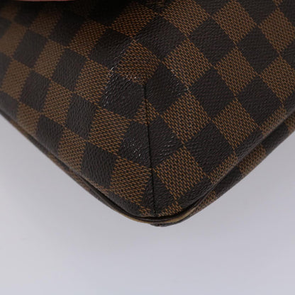 LOUIS VUITTON Damier Ebene Musette Shoulder Bag N51302 LV Auth ar9711B