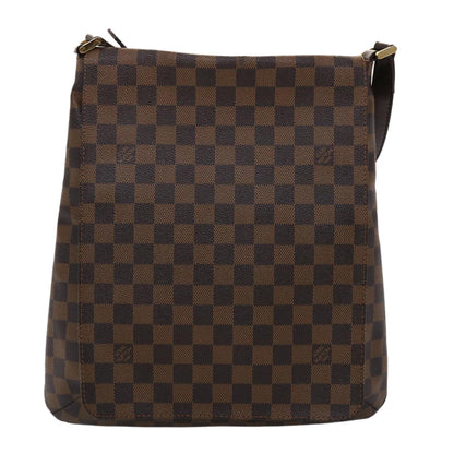 LOUIS VUITTON Damier Ebene Musette Shoulder Bag N51302 LV Auth ar9711B