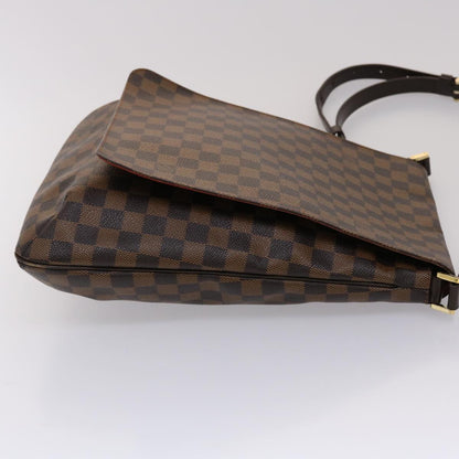 LOUIS VUITTON Damier Ebene Musette Shoulder Bag N51302 LV Auth ar9711B