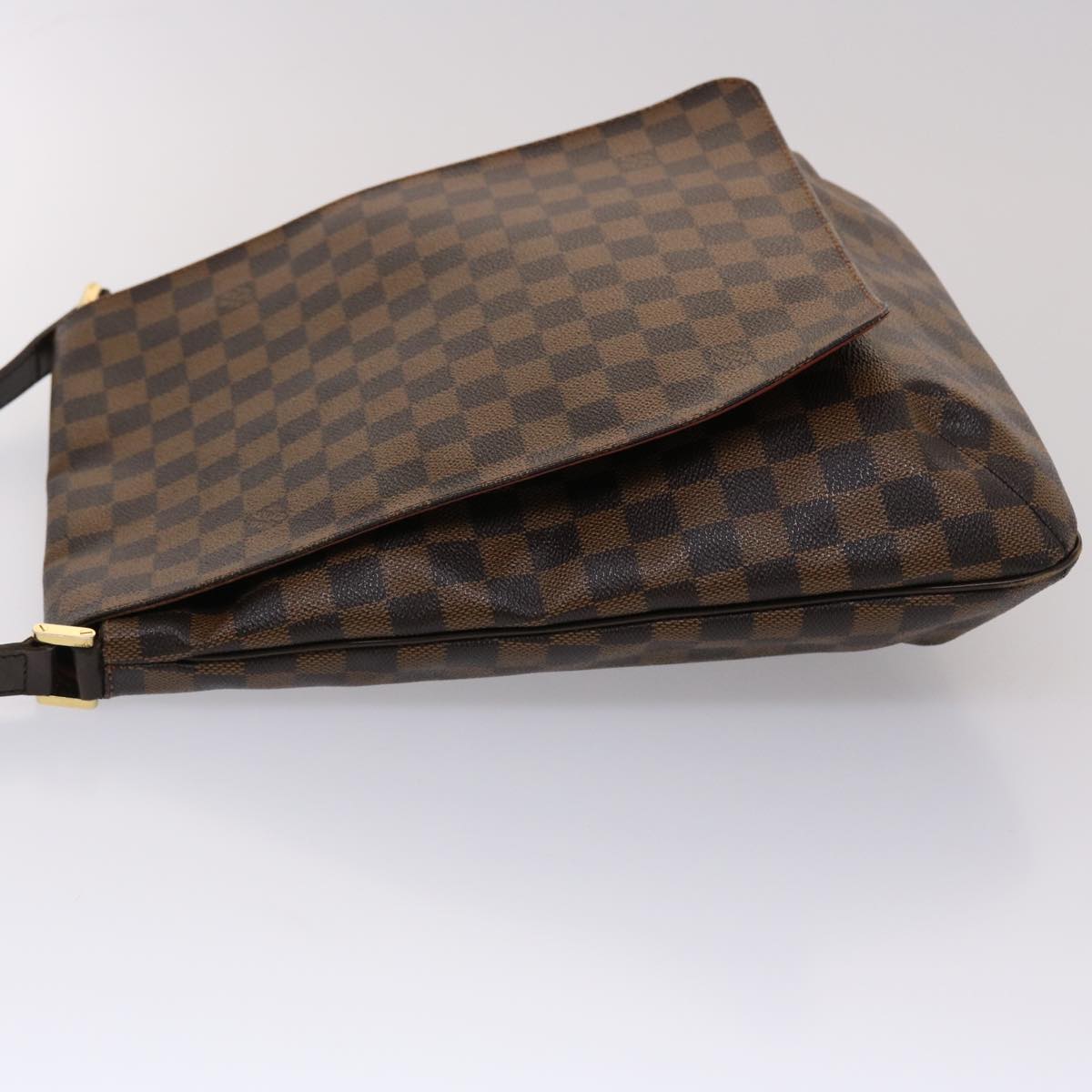 LOUIS VUITTON Damier Ebene Musette Shoulder Bag N51302 LV Auth ar9711B