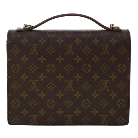 LOUIS VUITTON Monogram Monceau 28 Hand Bag 2way M51185 LV Auth ar9880B