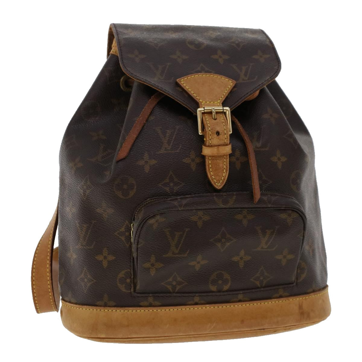 LOUIS VUITTON Monogram Montsouris MM Backpack M51136 LV Auth ar9905B