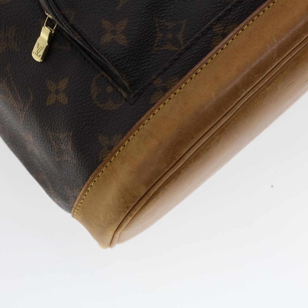 LOUIS VUITTON Monogram Montsouris MM Backpack M51136 LV Auth ar9905B