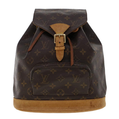 LOUIS VUITTON Monogram Montsouris MM Backpack M51136 LV Auth ar9905B