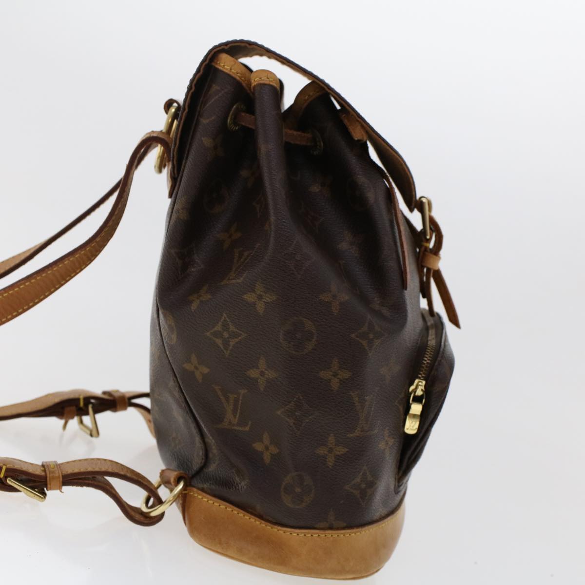 LOUIS VUITTON Monogram Montsouris MM Backpack M51136 LV Auth ar9905B