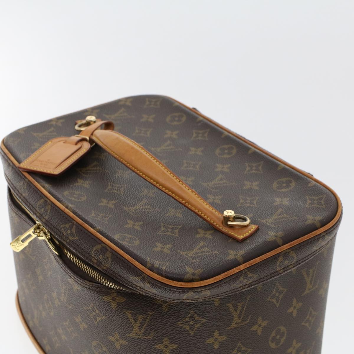 LOUIS VUITTON Monogram Nice Hand Bag 2way M47280 LV Auth ar9910B