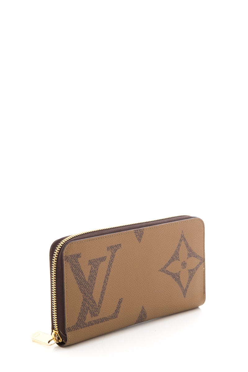 Louis Vuitton Brown Reverse Monogram Zippy Wallet