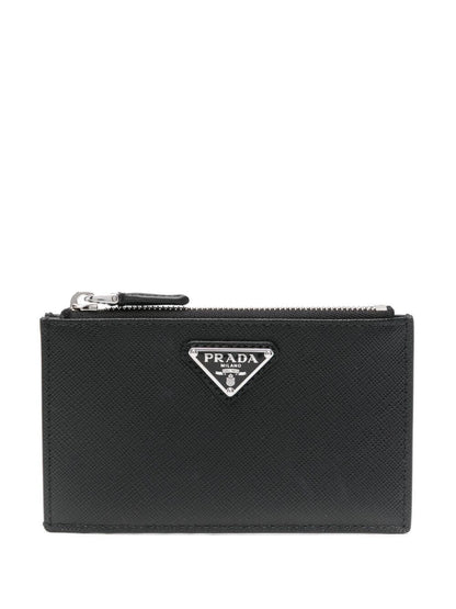 Prada Women Saffiano Leather Card Holder