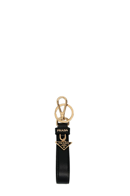 Prada Women Logo Saffiano Keyring