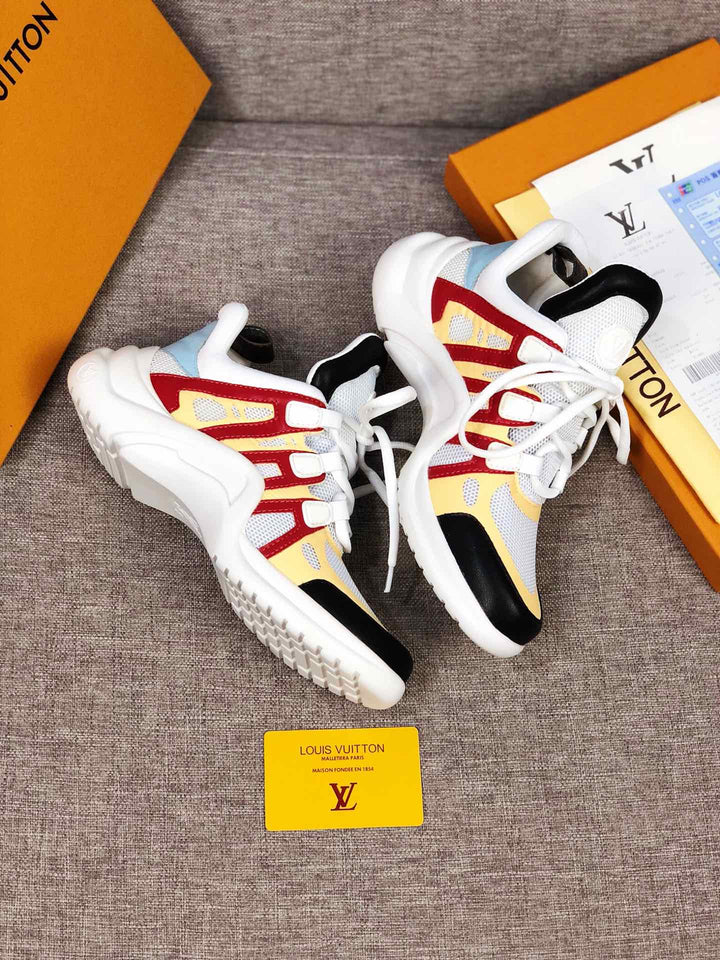 The Bags Vibe - Louis Vuitton Archlight Red Yellow Sneaker
