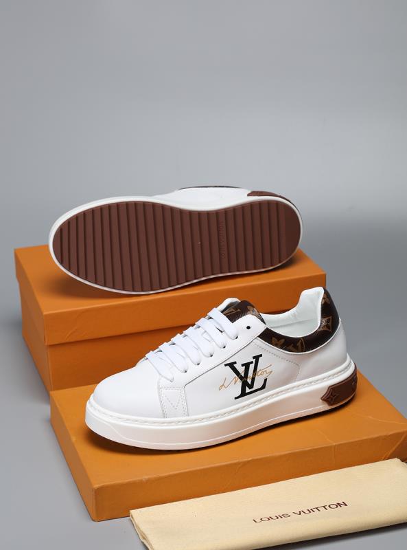 The Bags Vibe - Louis Vuitton White Brown Sneaker