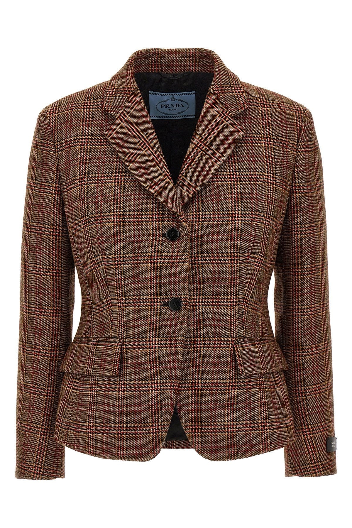 Prada Women Prince Of Wales Blazer