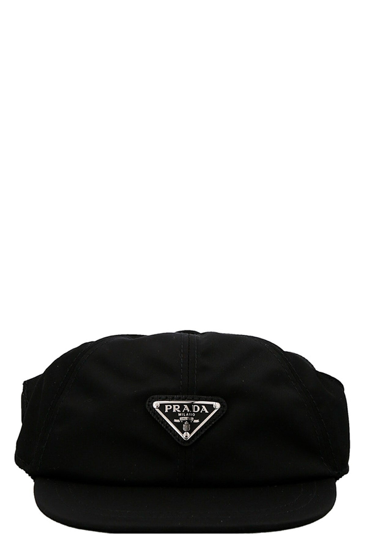 Prada Women Nylon Dog Logo Cap