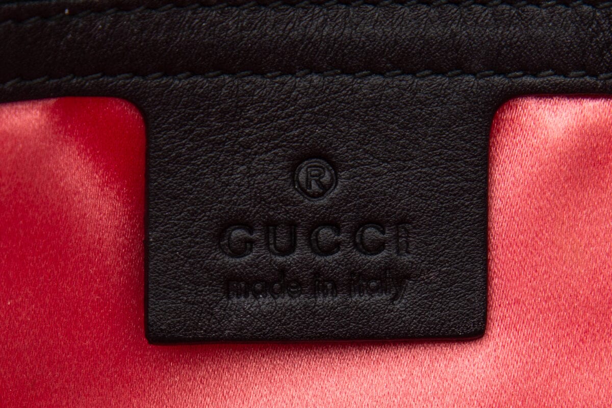 Gucci Black Velvet Marmont Handbag