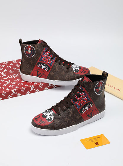 The Bags Vibe - Louis Vuitton Stellar Trainer Boot Brown Sneaker