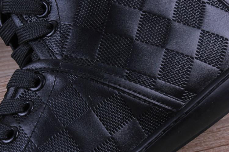 The Bags Vibe - Louis Vuitton Style Chucks Black Sneaker