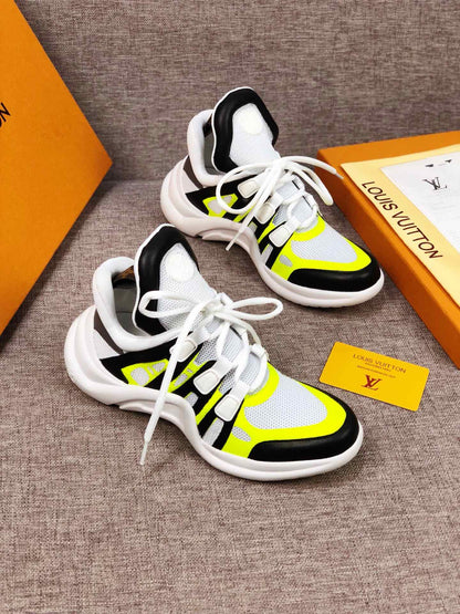 The Bags Vibe - Louis Vuitton Archlight Black White Yellow Sneaker