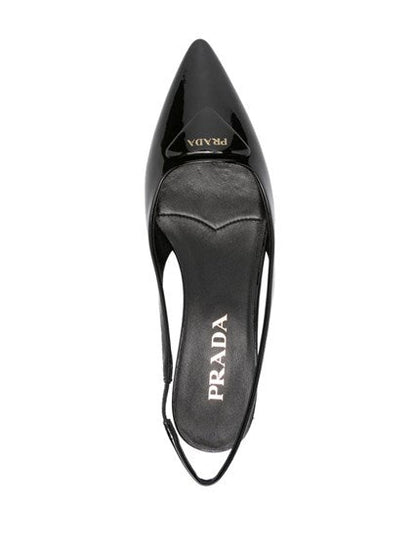 Prada Women Patent Leather Slingback Pumps