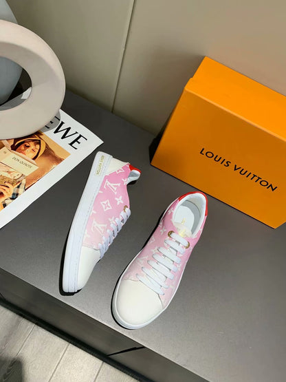 The Bags Vibe - Louis Vuitton Time Out Orange White Sneaker