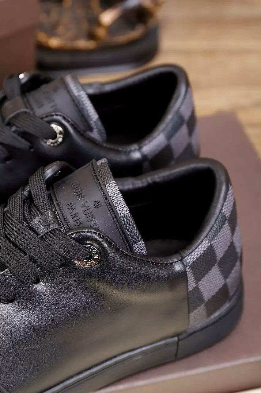 The Bags Vibe - Louis Vuitton LWnogram Line Up Black Sneaker