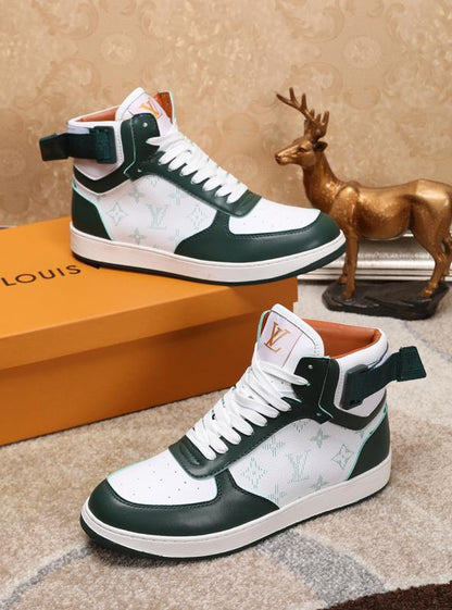 The Bags Vibe - Louis Vuitton Rivoli High Green Sneaker