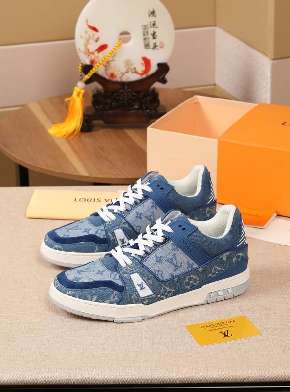 The Bags Vibe - Louis Vuitton Traners Vert Blue Sneaker