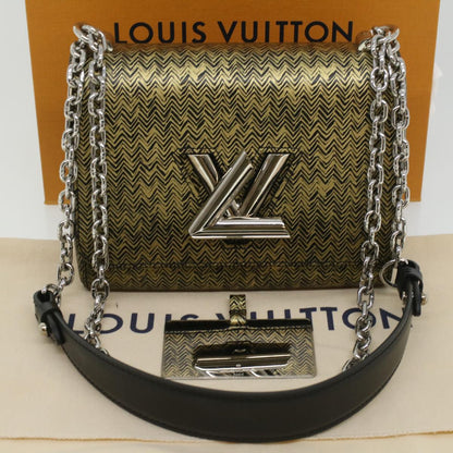 LOUIS VUITTON Epi Twist PM Shoulder Bag Gold LV  bs3149A