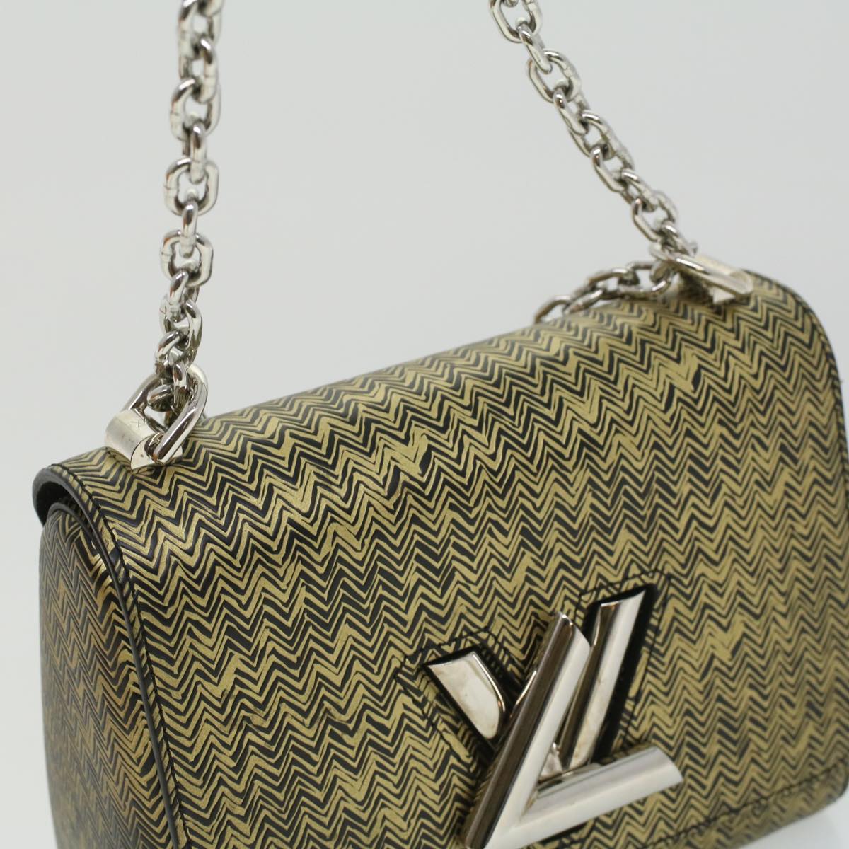 LOUIS VUITTON Epi Twist PM Shoulder Bag Gold LV  bs3149A