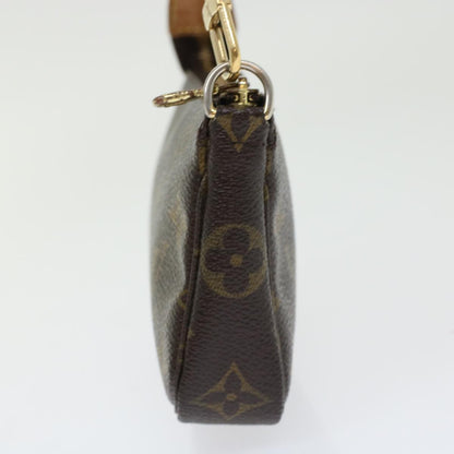 LOUIS VUITTON Monogram T&B Mini Pochette Accessoires Pouch M60153 LV Auth bs6287