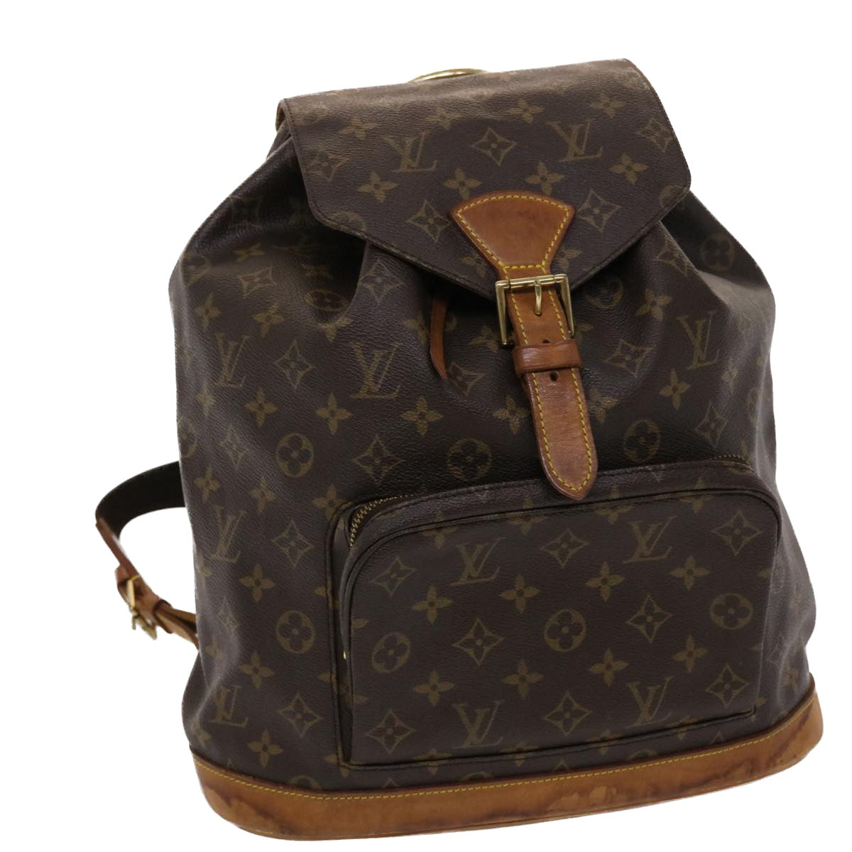 LOUIS VUITTON Monogram Montsouris GM Backpack M51135 LV Auth bs6443