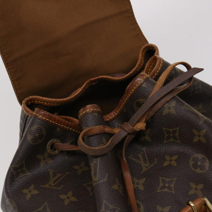 LOUIS VUITTON Monogram Montsouris GM Backpack M51135 LV Auth bs6443