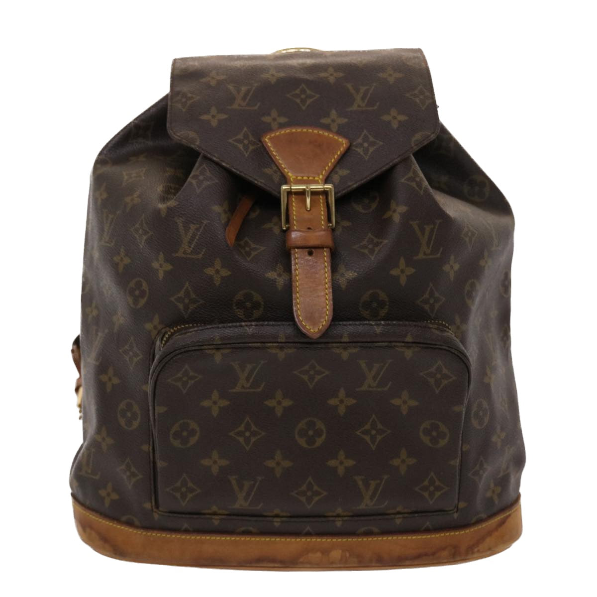 LOUIS VUITTON Monogram Montsouris GM Backpack M51135 LV Auth bs6443