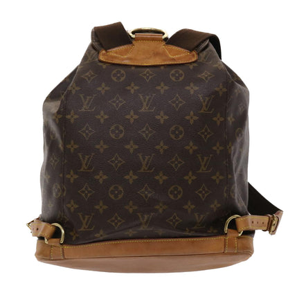 LOUIS VUITTON Monogram Montsouris GM Backpack M51135 LV Auth bs6443