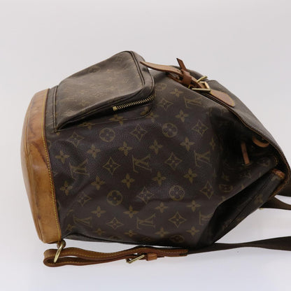 LOUIS VUITTON Monogram Montsouris GM Backpack M51135 LV Auth bs6443