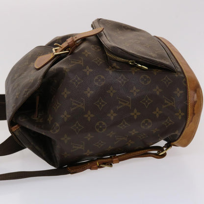 LOUIS VUITTON Monogram Montsouris GM Backpack M51135 LV Auth bs6443