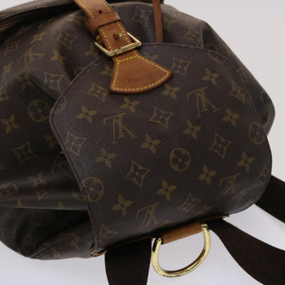 LOUIS VUITTON Monogram Montsouris GM Backpack M51135 LV Auth bs6443