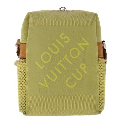 LOUIS VUITTON Damier Geant Weatherly Shoulder Bag Yellow M80636 LV Auth bs6902